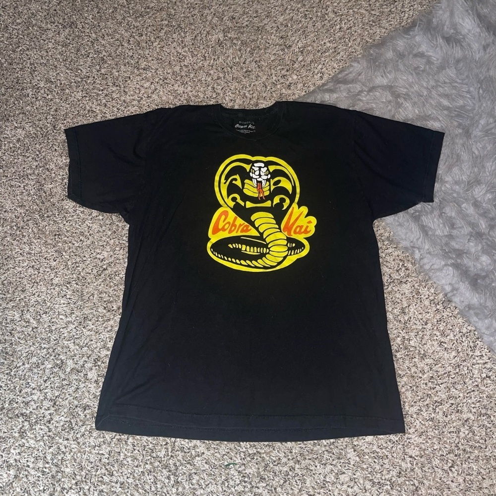Bioworld Black Cobra Kai Reptile Graphic Tee